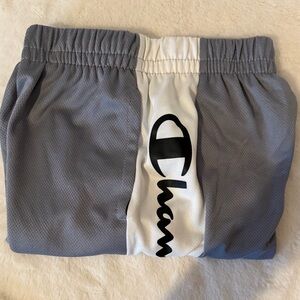 Champion Kids Gray and White Shorts